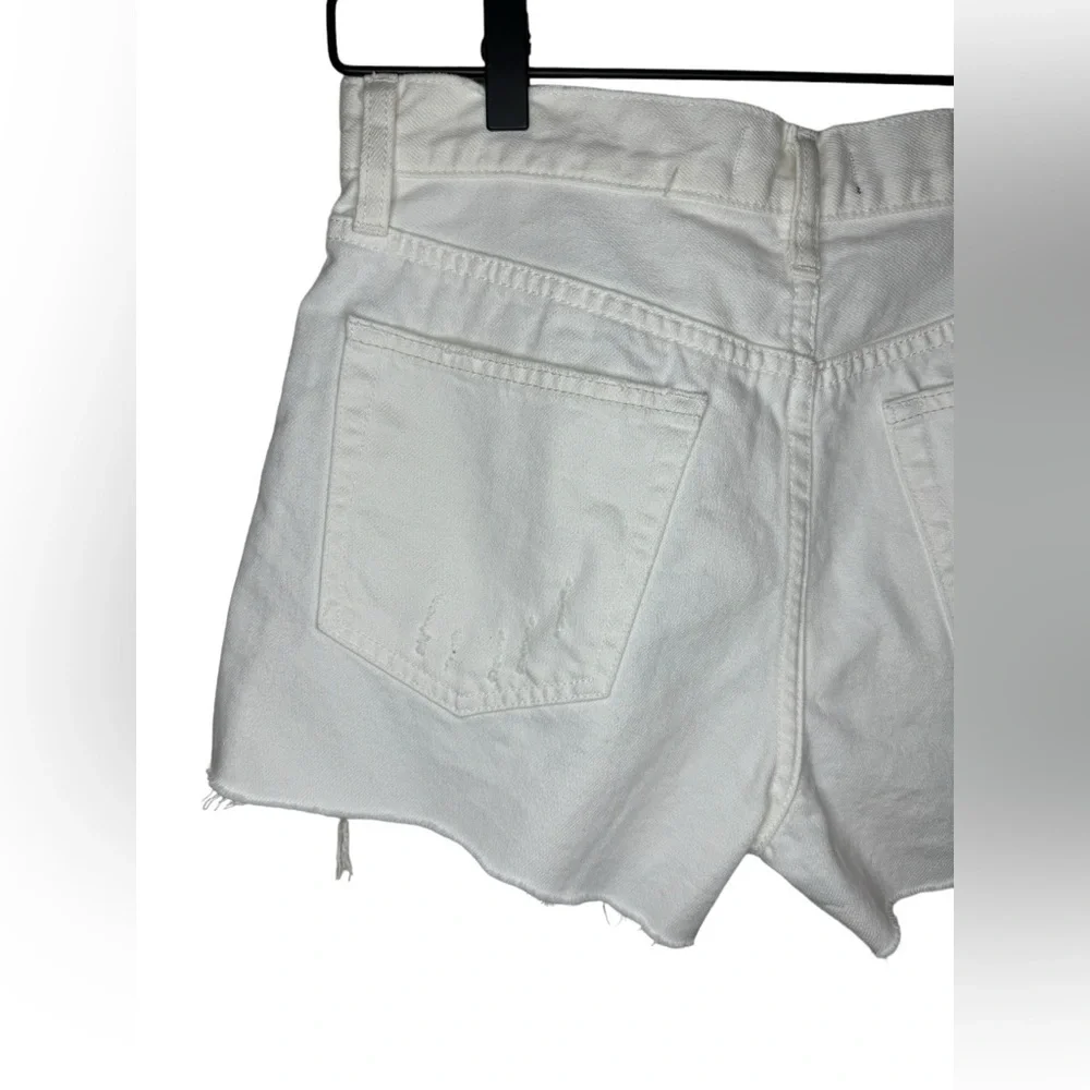 Free People We The Free Sophia Distressed Shorts Size 28 White